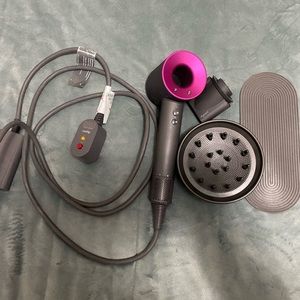 Dyson Supersonic Hair Dryer in Pink and Charcoal